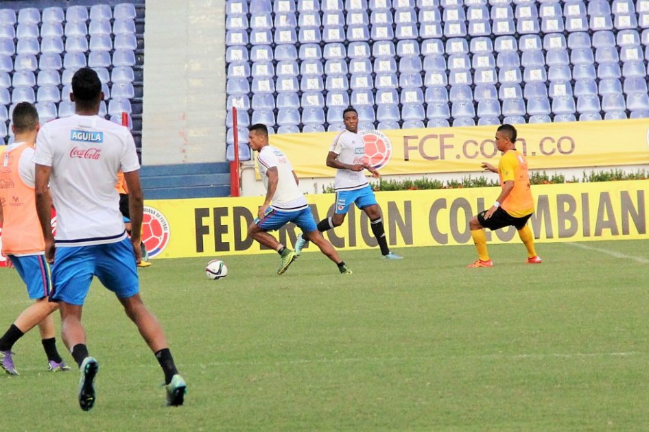 Colombia entrenó en el Metropolitano pensando en Argentina
