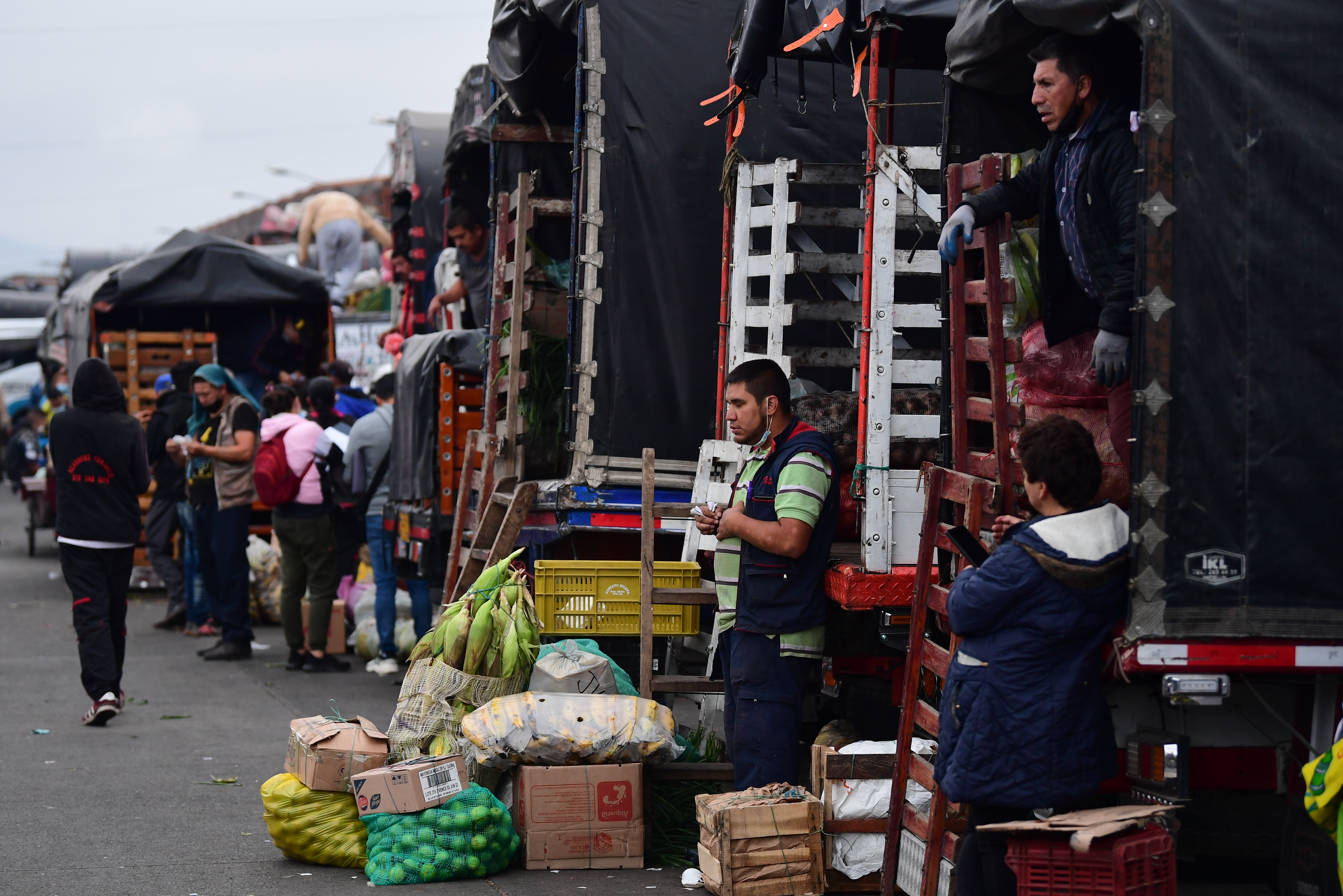 Por bloqueos, Corabastos confirma 55% menos de ingreso de vehículos y alimentos