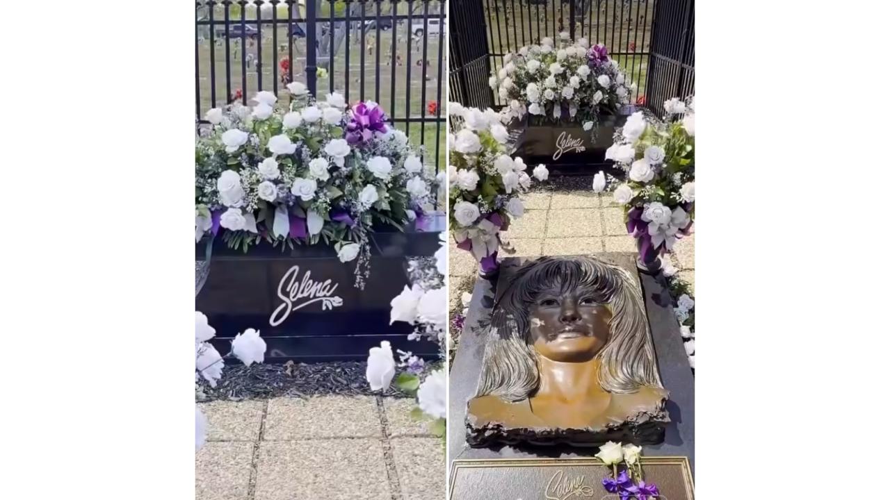Así luce la tumba de Selena Quintanilla, la cantante asesinada hace 31 años por una fan