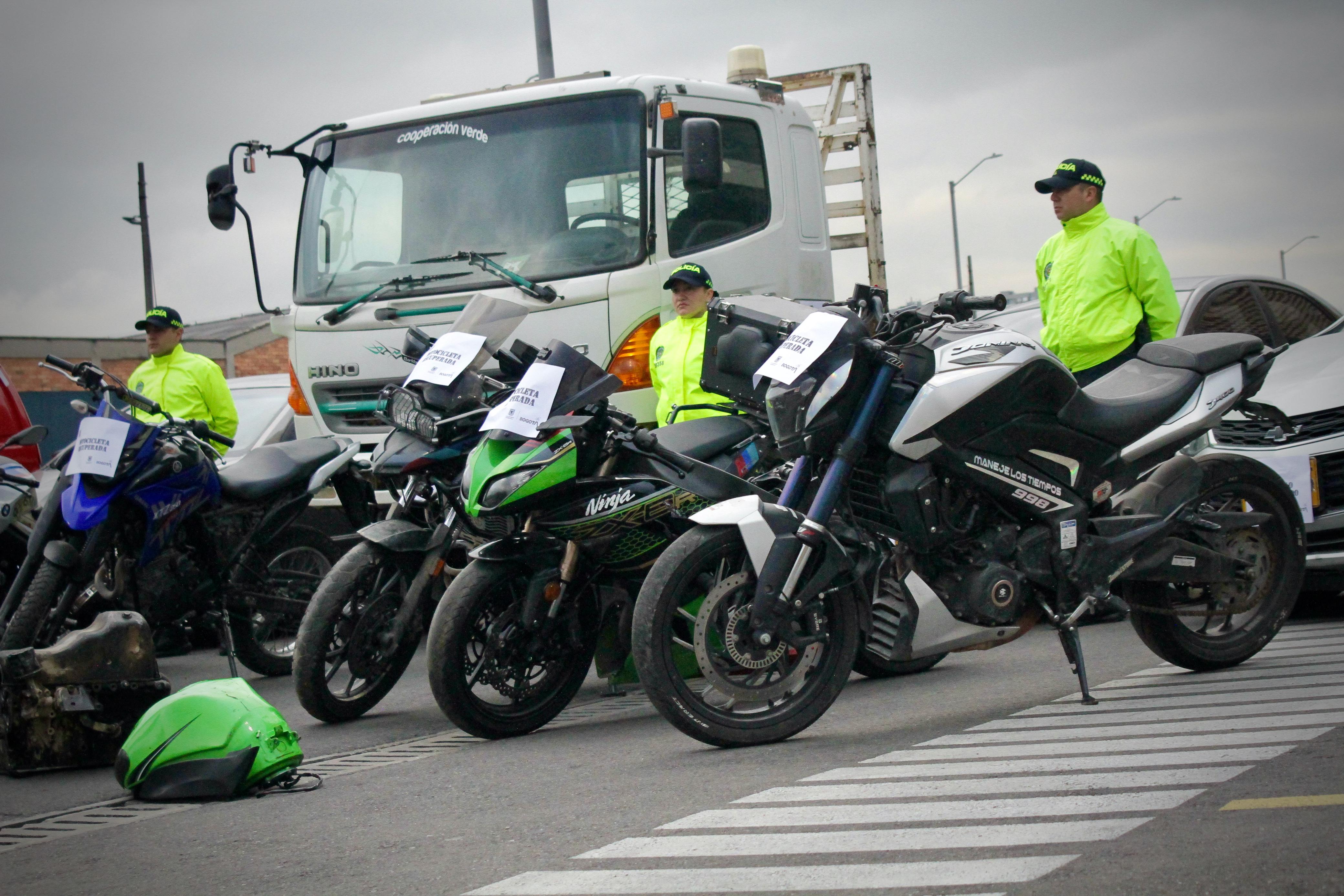 Desmantelan siete ‘desguazaderos’ de motos y carros en seis localidades de Bogotá