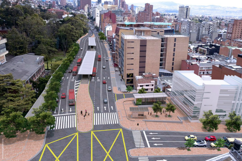 En octubre de 2019 empezará la construcción de Transmilenio por la Séptima