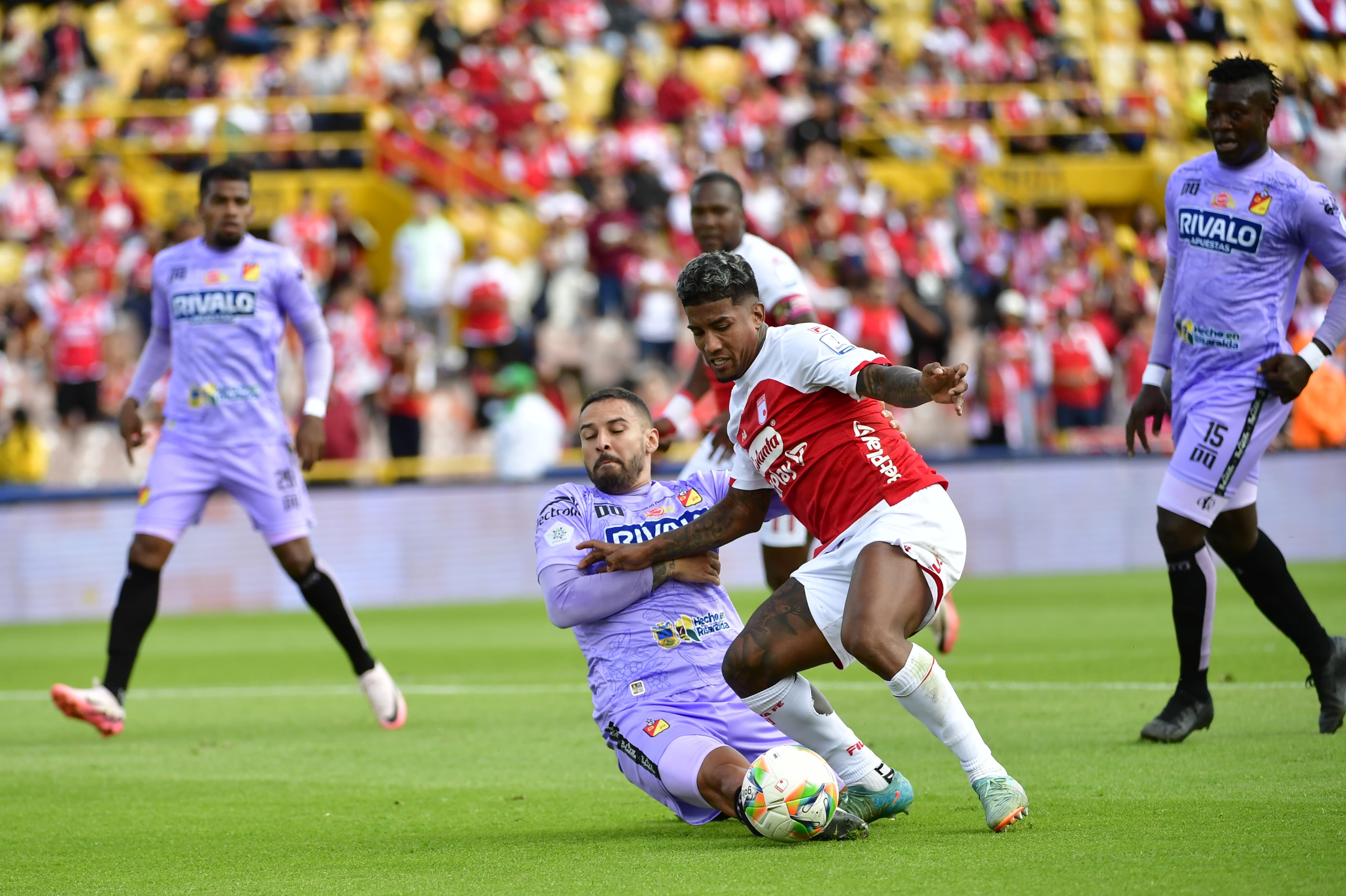 Así fue el regreso de Santa Fe a El Campín, en su triunfo contra Pereira