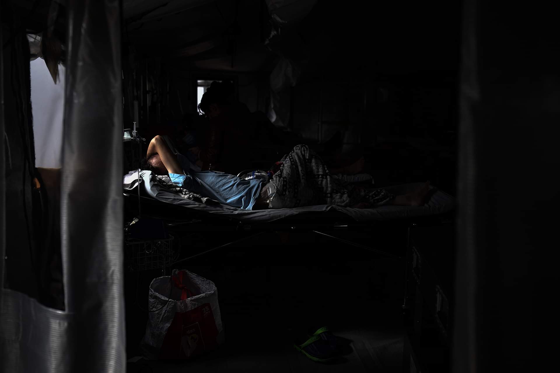 En fotos: los hospitales de campaña que apoyan a las salas de urgencias en Bogotá