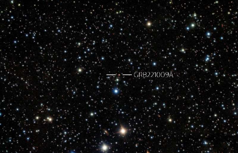La explosión fue llamada GRB 221009A.