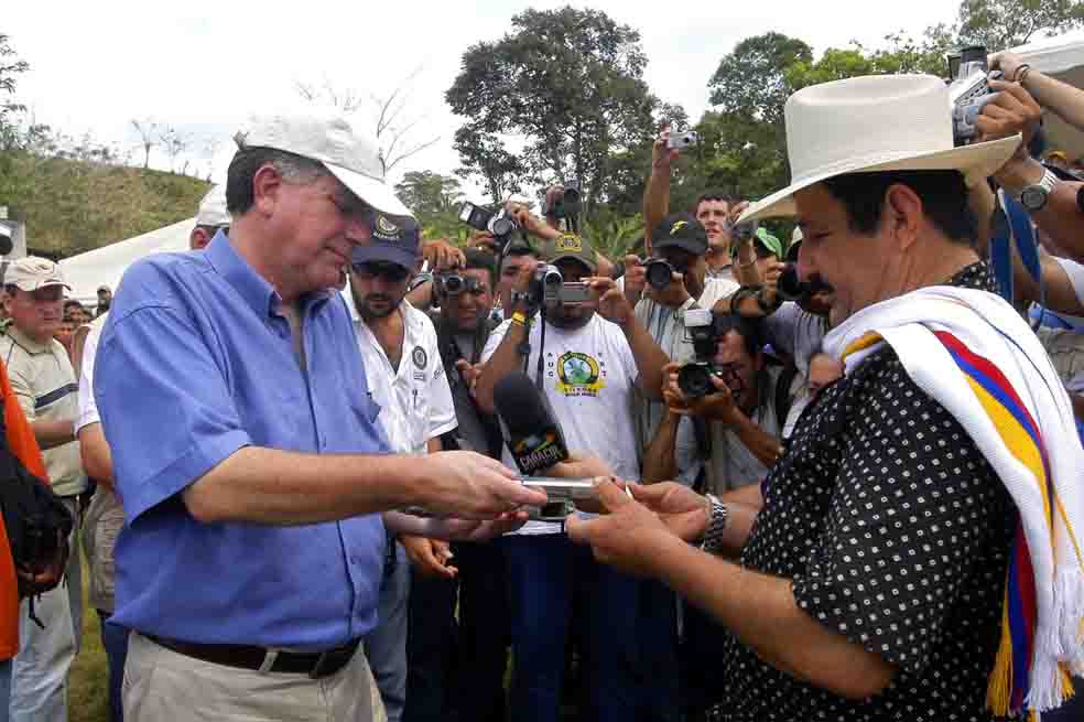 Los despojos que lideró el bloque Resistencia Tayrona
