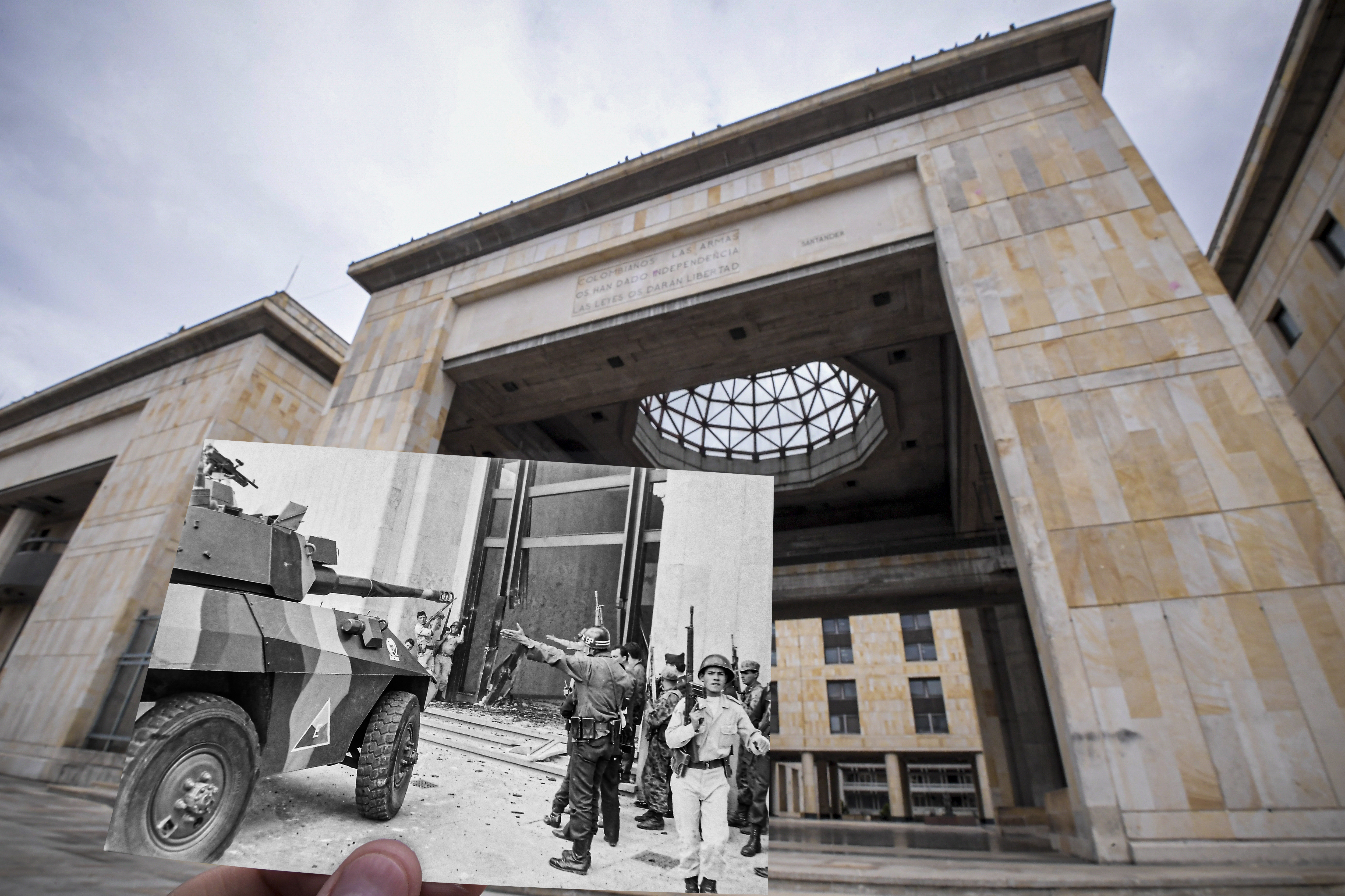 Especial sobre la toma y retoma del Palacio de Justicia que cumple 40 años; Imágenes que muestran los sucesos ocurridos el 06 y 07 de noviembre 1985 y la actualidad.