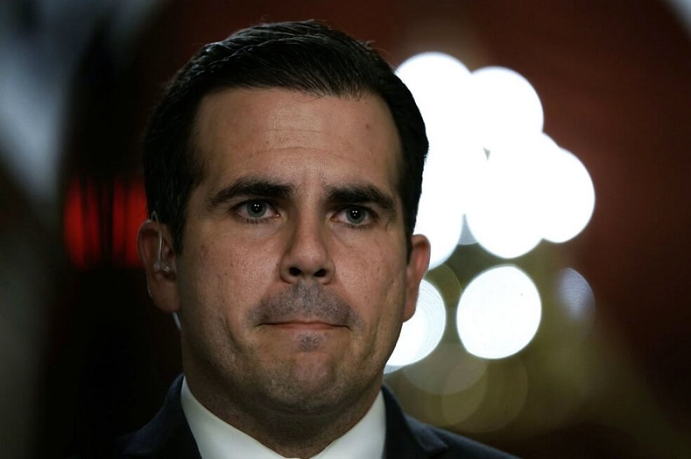 Ricardo Rosdelló, gobernador de Puerto Rico que renunció tras masivas protestas en su contra. / AFP