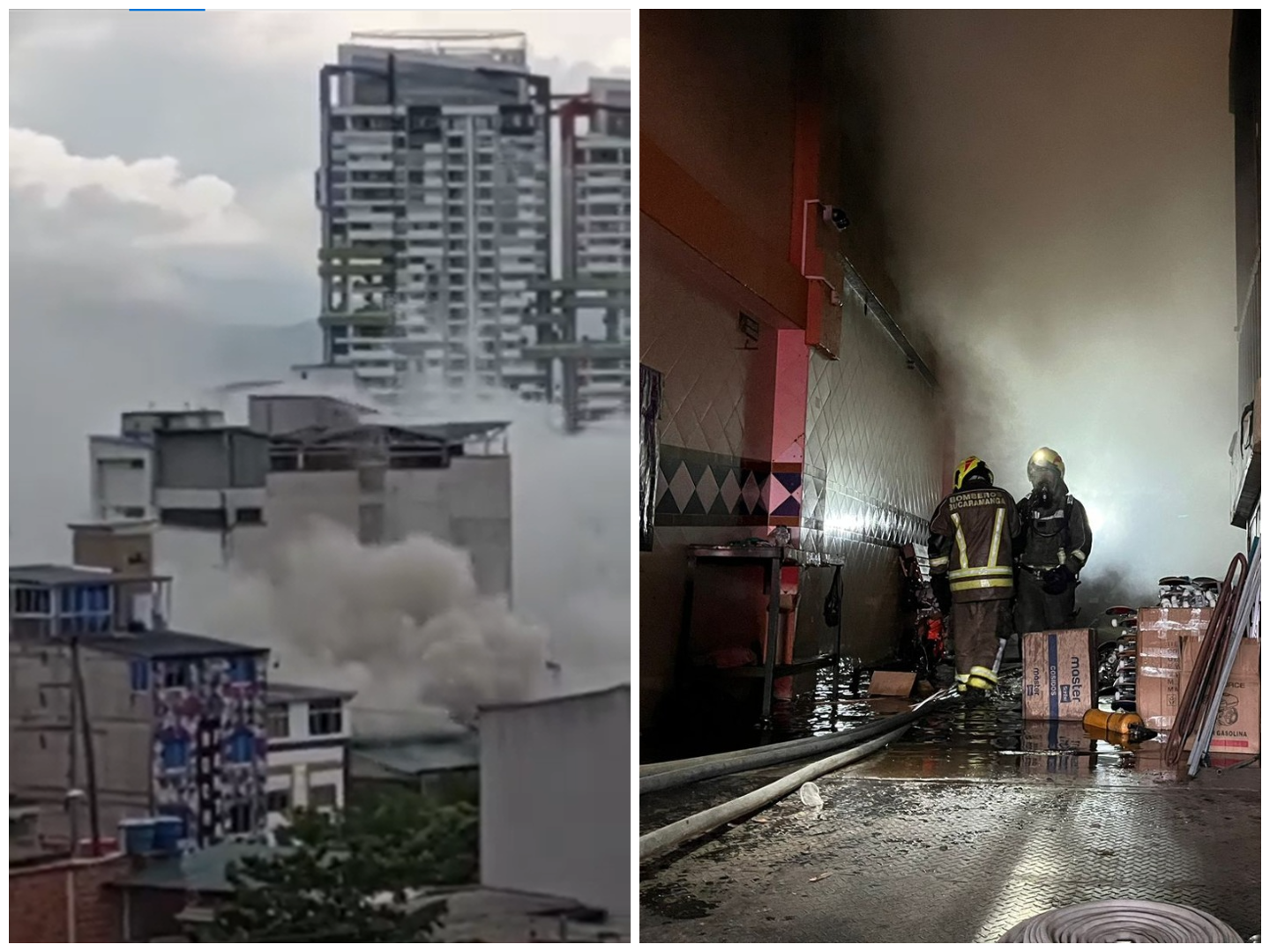 Lo que se sabe del incendio que acabó con fábrica de papeles en Bucaramanga