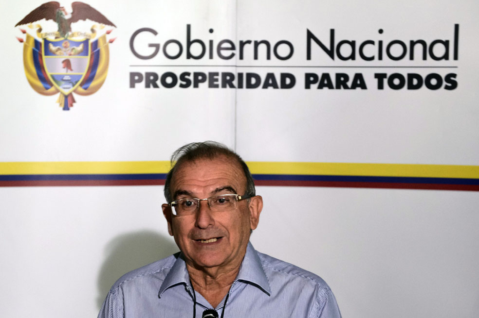 Humberto de la Calle, jefe de la delegación del Gobierno en La Habana. /EFE