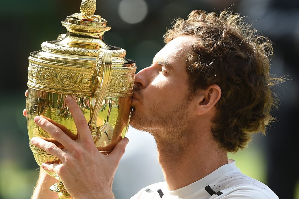 Andy Murray, campeón de Wimbledon: El beso inglés