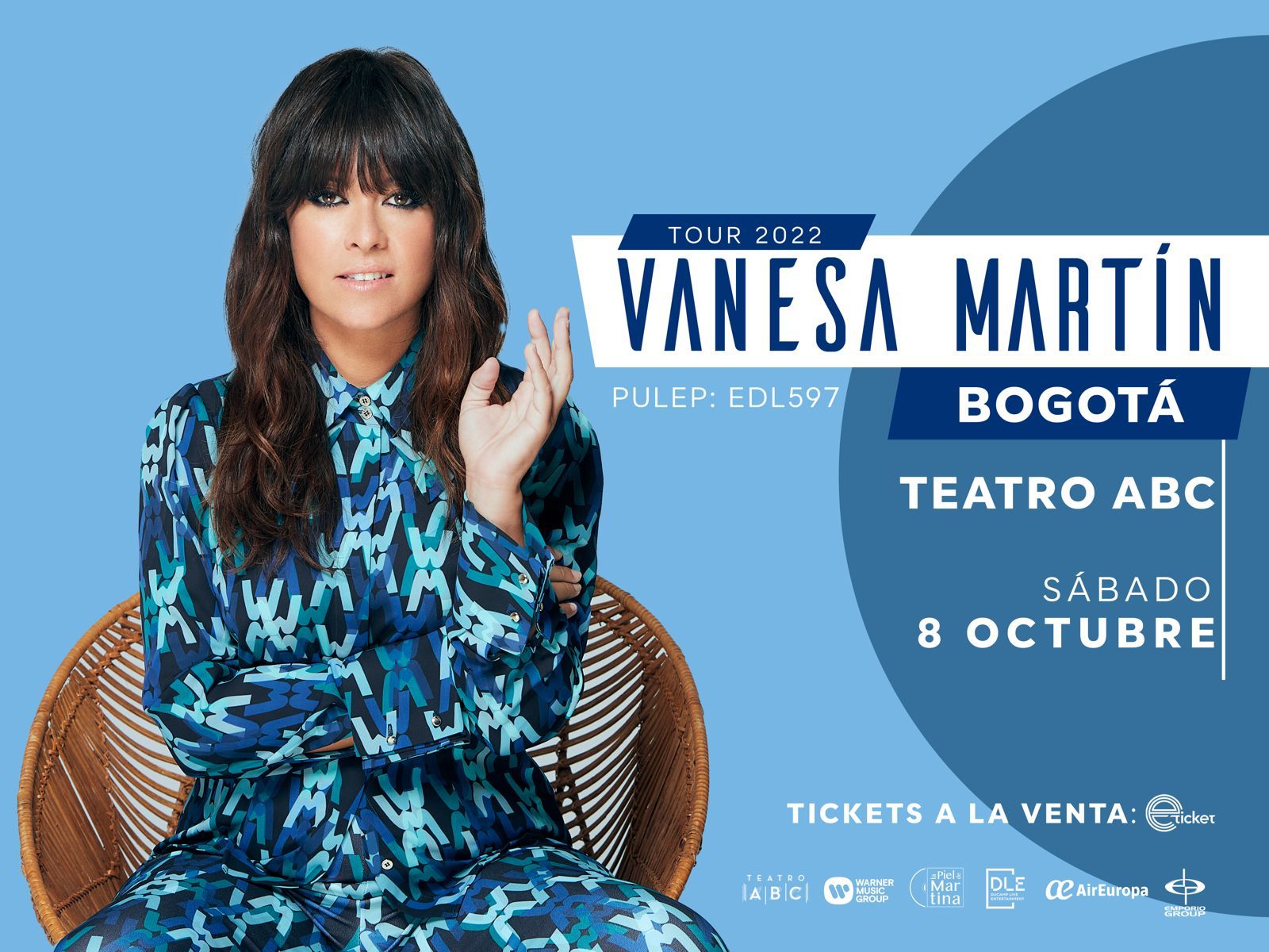 Vanesa Martín anuncia concierto en octubre en Colombia