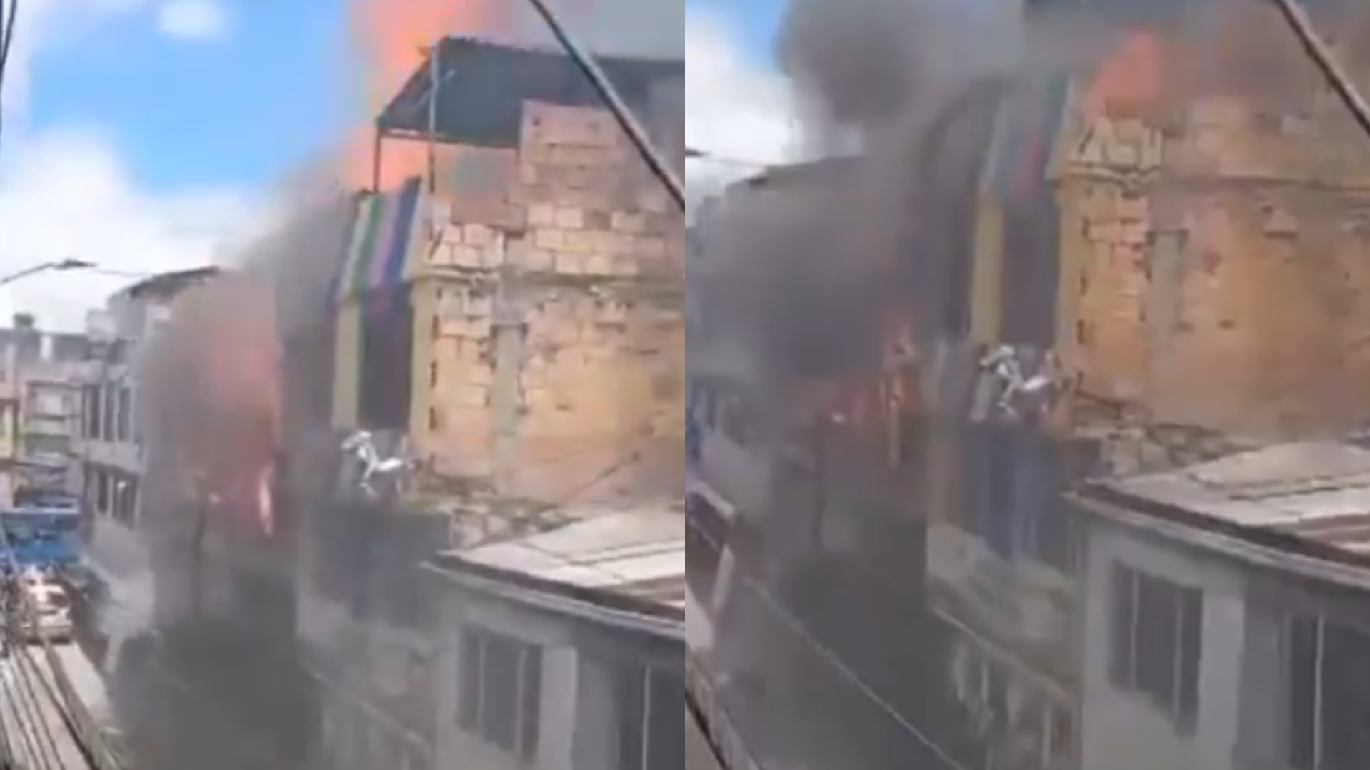 Bomberos atendieron voraz incendio en Bosa: tres personas resultaron heridas