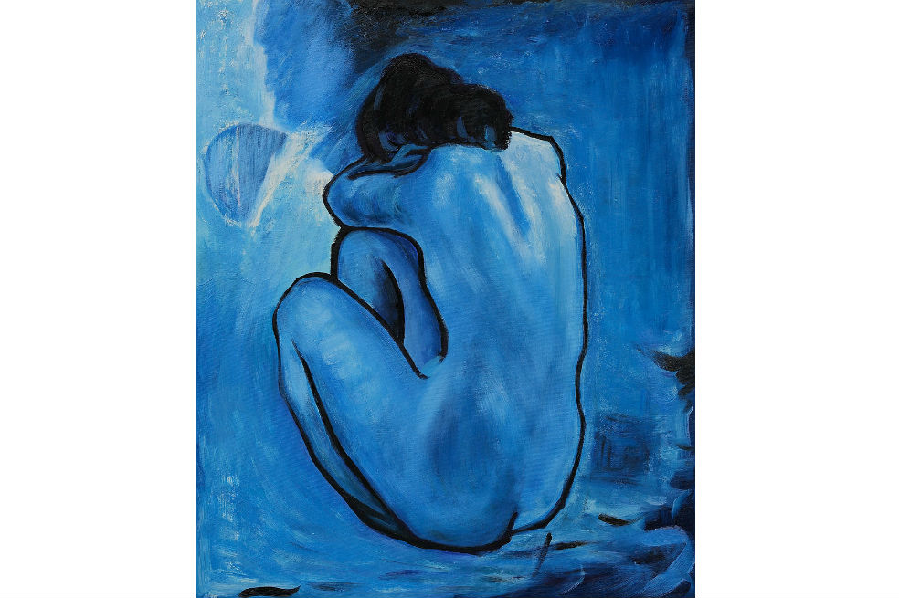 El arte es cada vez más azul