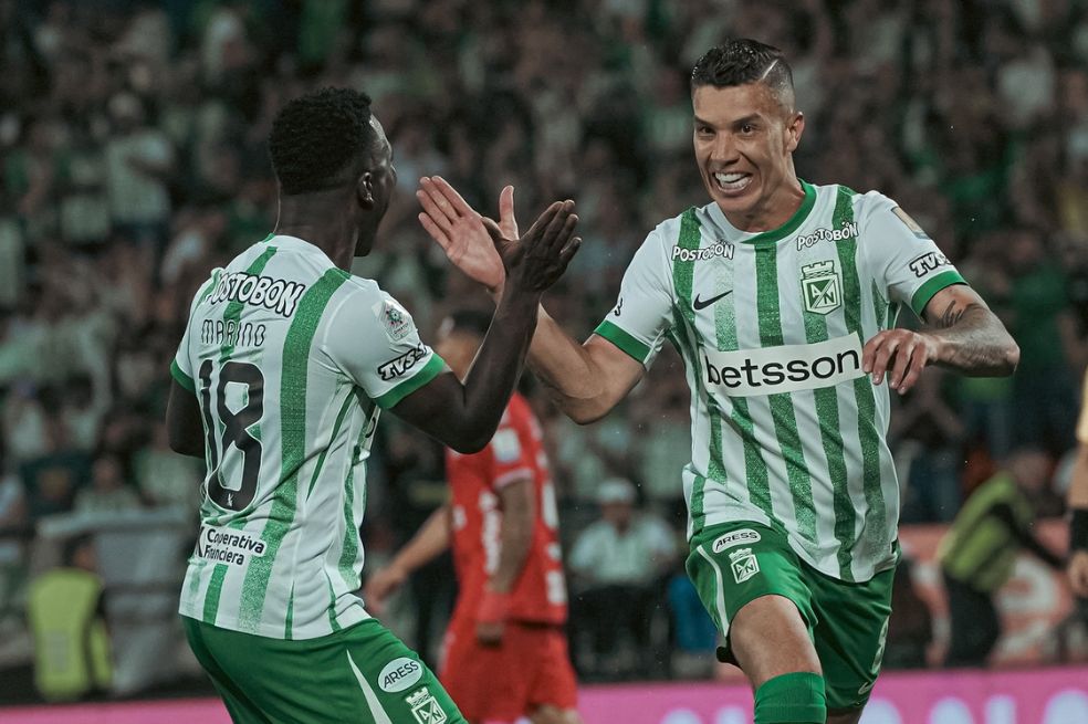 Mathues Uribe anotó en la goleada de Nacional sobre América (4-1).