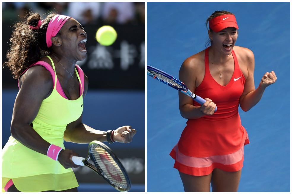 Sharapova vs. Serena Williams, una final anunciada
