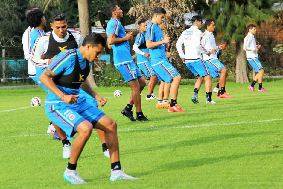 La Selección Colombia trabajó con el grupo completo