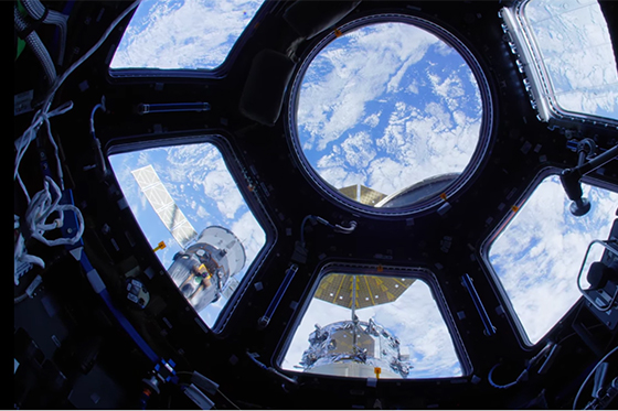 Un video para sentirse como astronauta