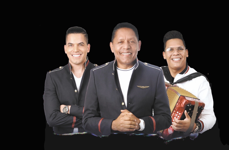 El Binomio de Oro está conformado por Israel David (vocalista), Samir Vence en el acordeón e Israel Romero como el líder de la agrupación. / Archivo particular
