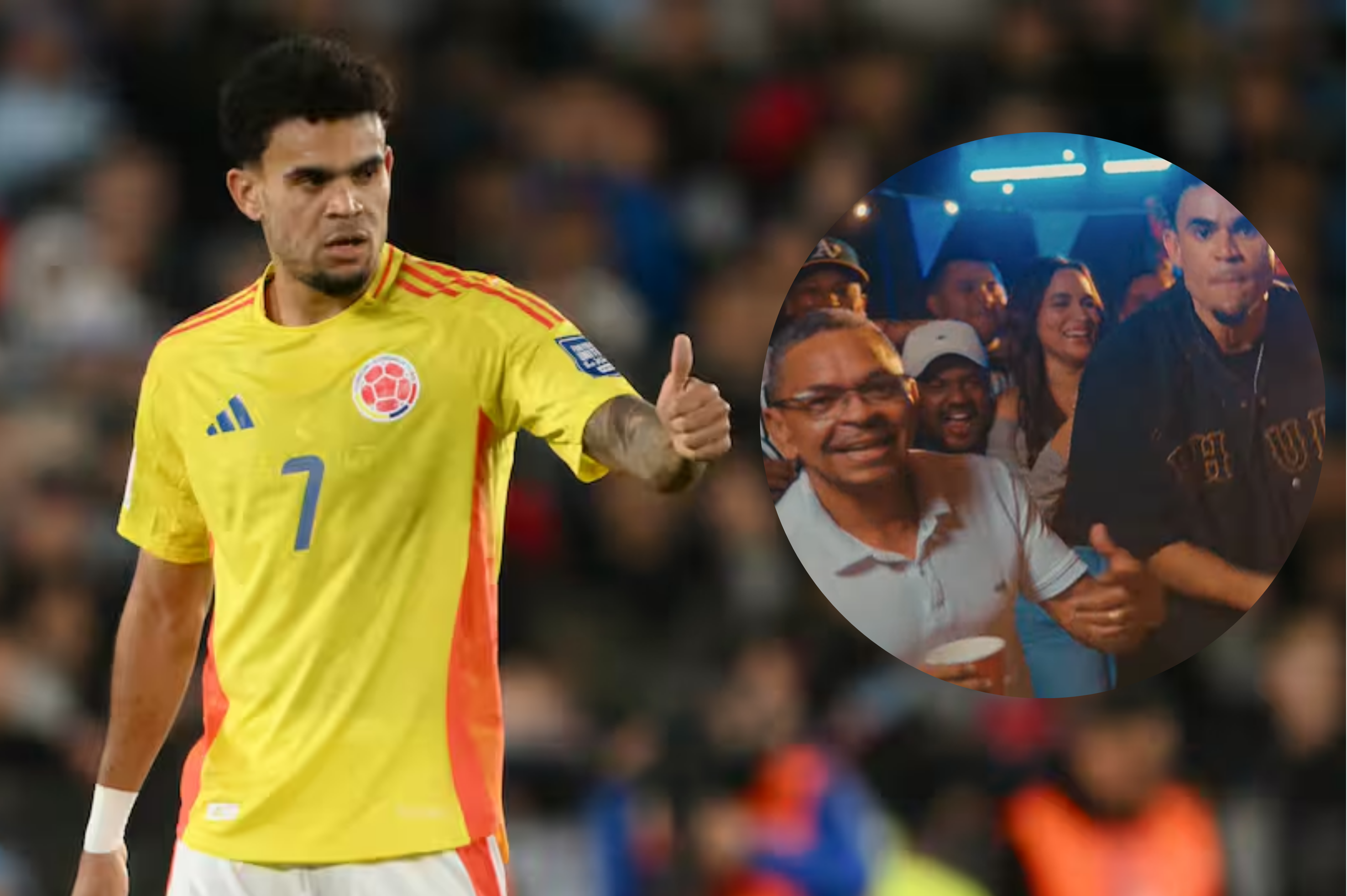 Luis Díaz, delantero de la selección de Colombia, ahora también es cantante.