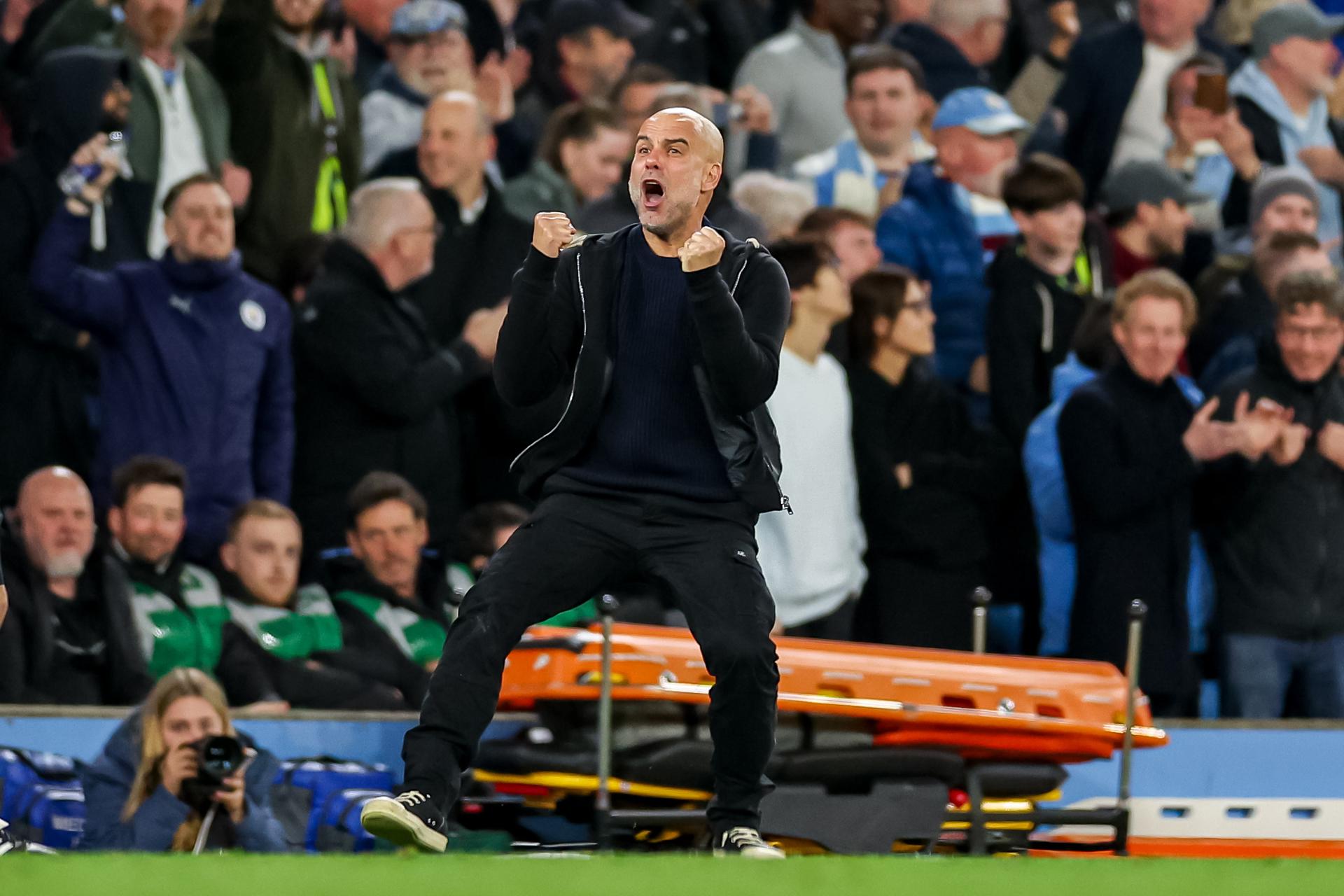 Man. City venció a Aston Villa con gol al 94′ y sigue firme rumbo a la Champions