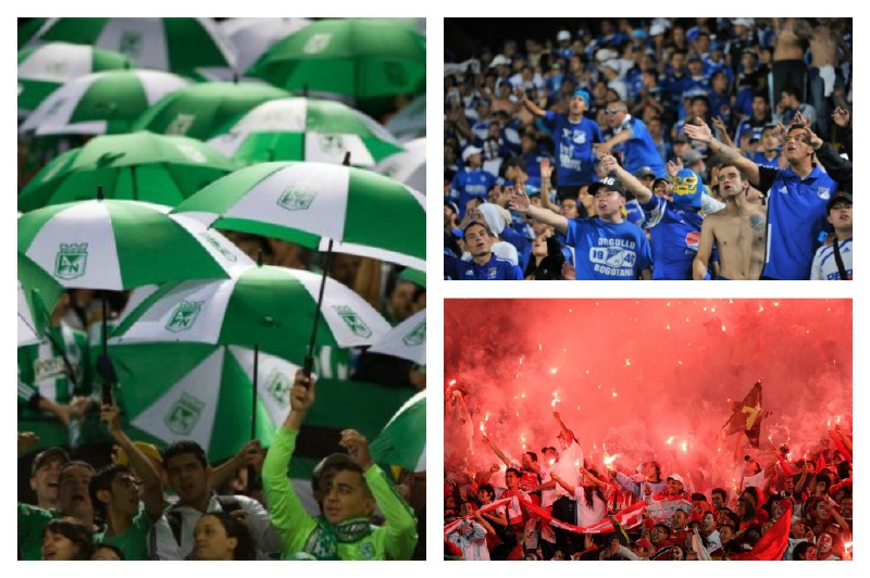 Permisos y sanciones a barras de Millonarios, Santa Fe y Nacional.