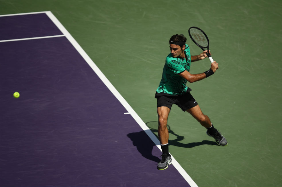 Roger Federer eliminó a Del Potro de Miami