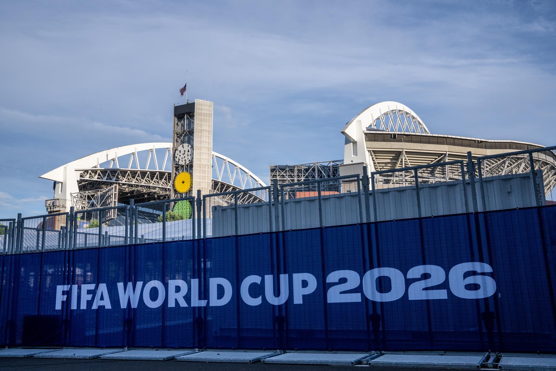 SEATTLE (United States), 07/06/2026.- A general view shows Seattle Stadium in Seattle, Washington State, USA, 06 June 2026. Seattle is one of the host cities of the FIFA World Cup 2026, co-hosted by the USA, Canada and Mexico and running from 11 June to 19 July. (Mundial de Fútbol) EFE/EPA/STEPHEN BRASHEAR
