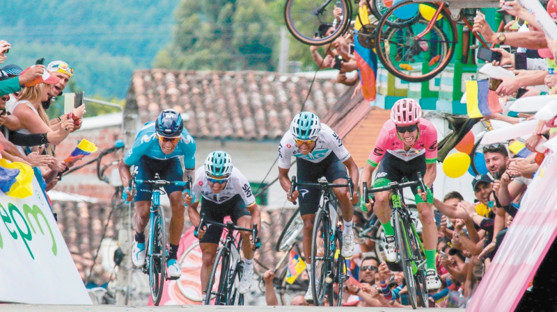 El ciclismo colombiano rueda muy bien por el mundo