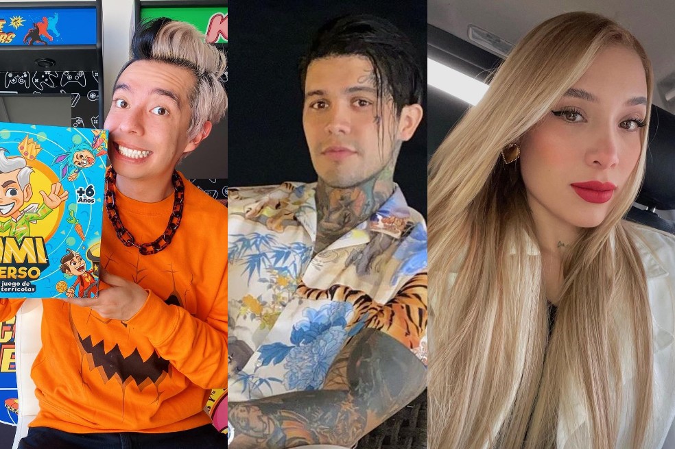 Ami Rodríguez, Yeferson Cossio y Luisa Fernanda W