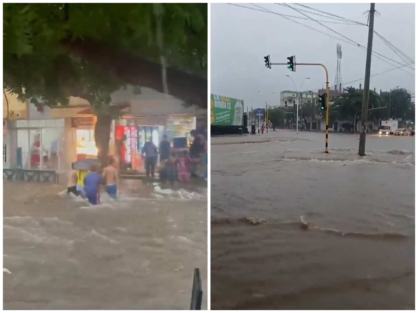 Fuertes lluvias en Santa Marta provocaron dos muertes y graves emergencias