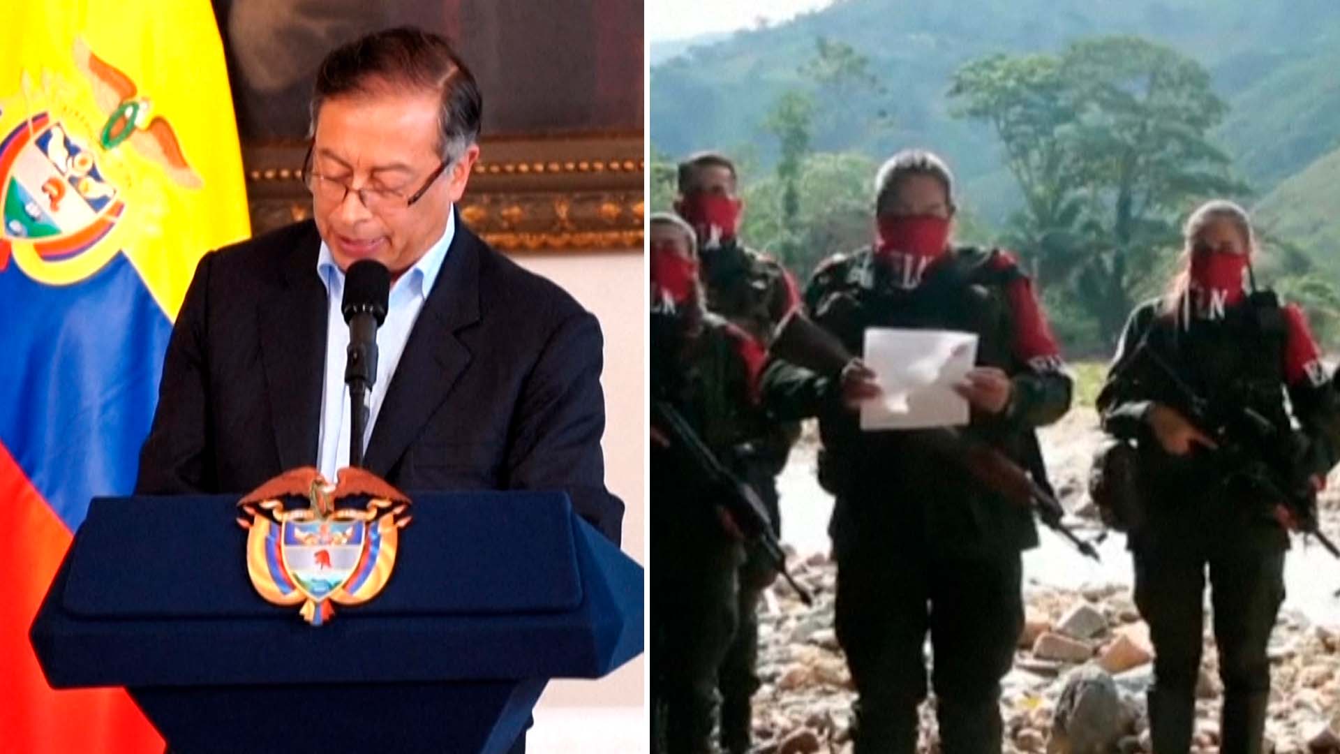 Colombia pacta cese al fuego con principales grupos armados, incluido ELN