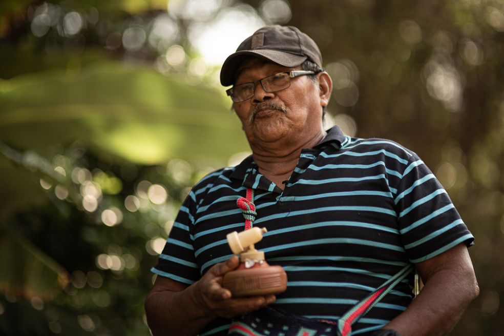 Fernando Gifichiu, de la comunidad Bora en La Chorrera, Amazonas.