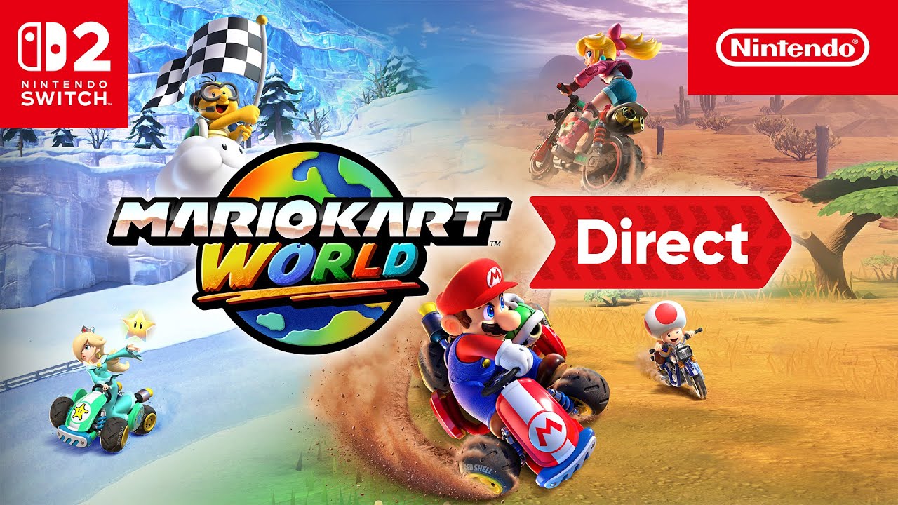 Esto fue lo que presentó Nintendo sobre su nuevo Mario Kart World para la Switch 2.