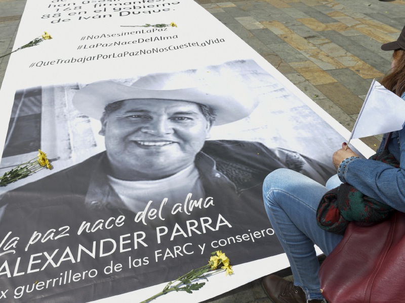 Alexander Parra fue el primer exguerrillero asesinado dentro de un ETCR. Ocurrió en octubre de 2019 en el Mariana Páez.