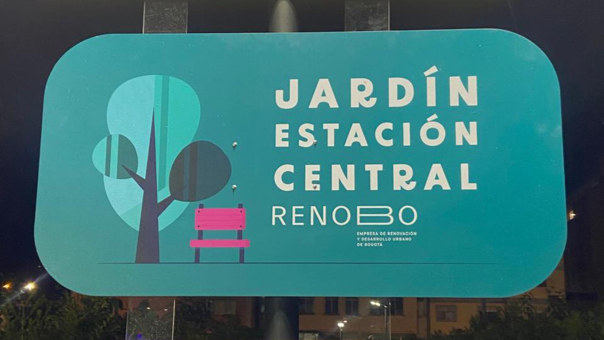 Bogotá estrena nuevo espacio verde temporal: el Jardín Estación Central