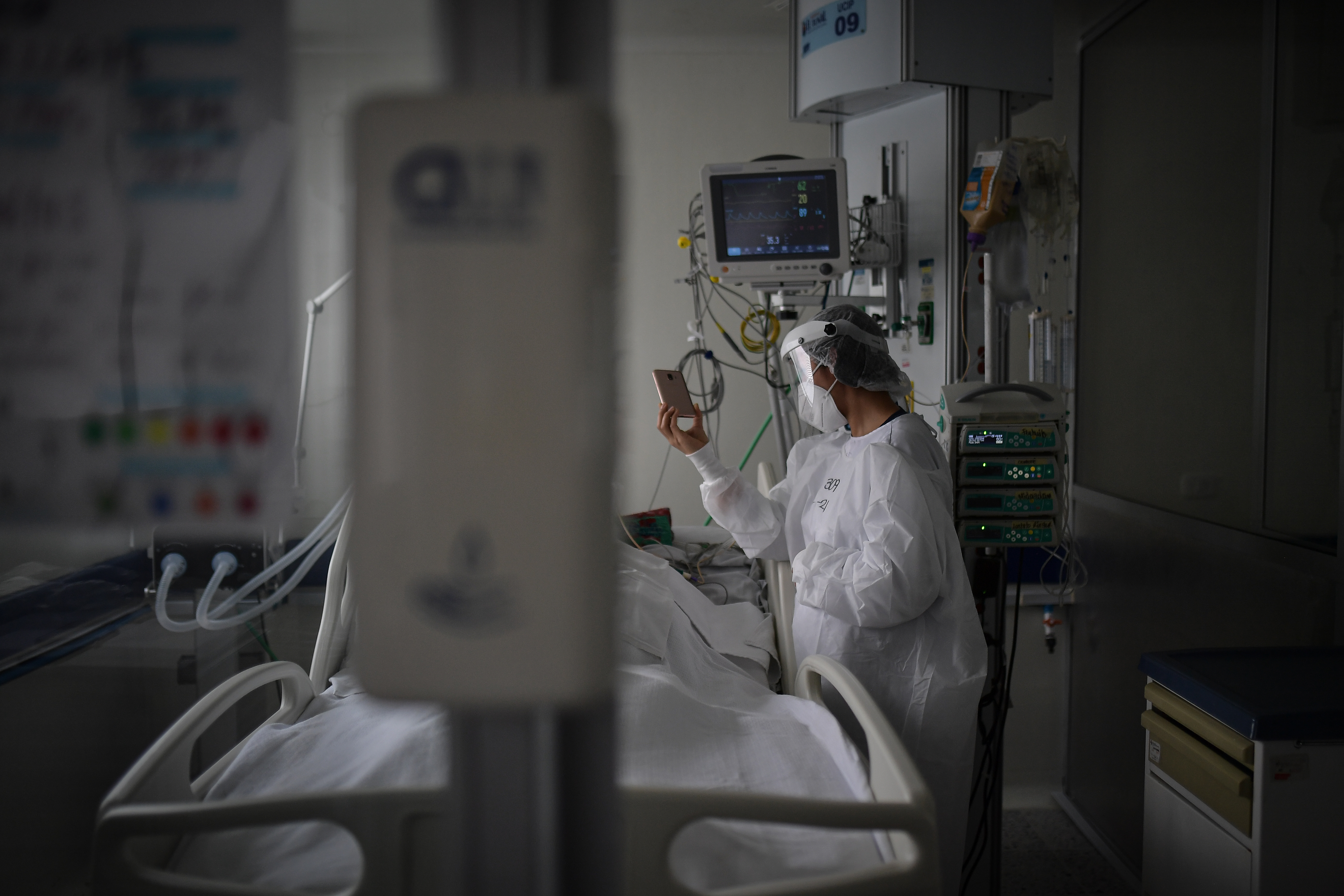 Unidad de cuidados intensivos UCI de este hospital ubicado al sur de Bogotá