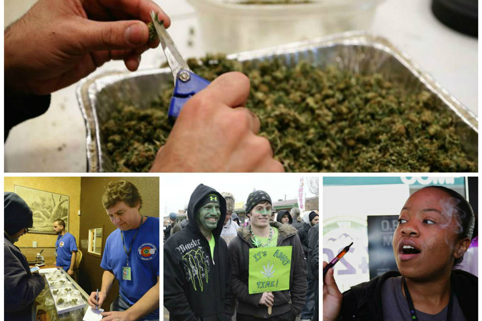 Largas filas en primer día de venta legal de marihuana en Colorado (EE.UU.)