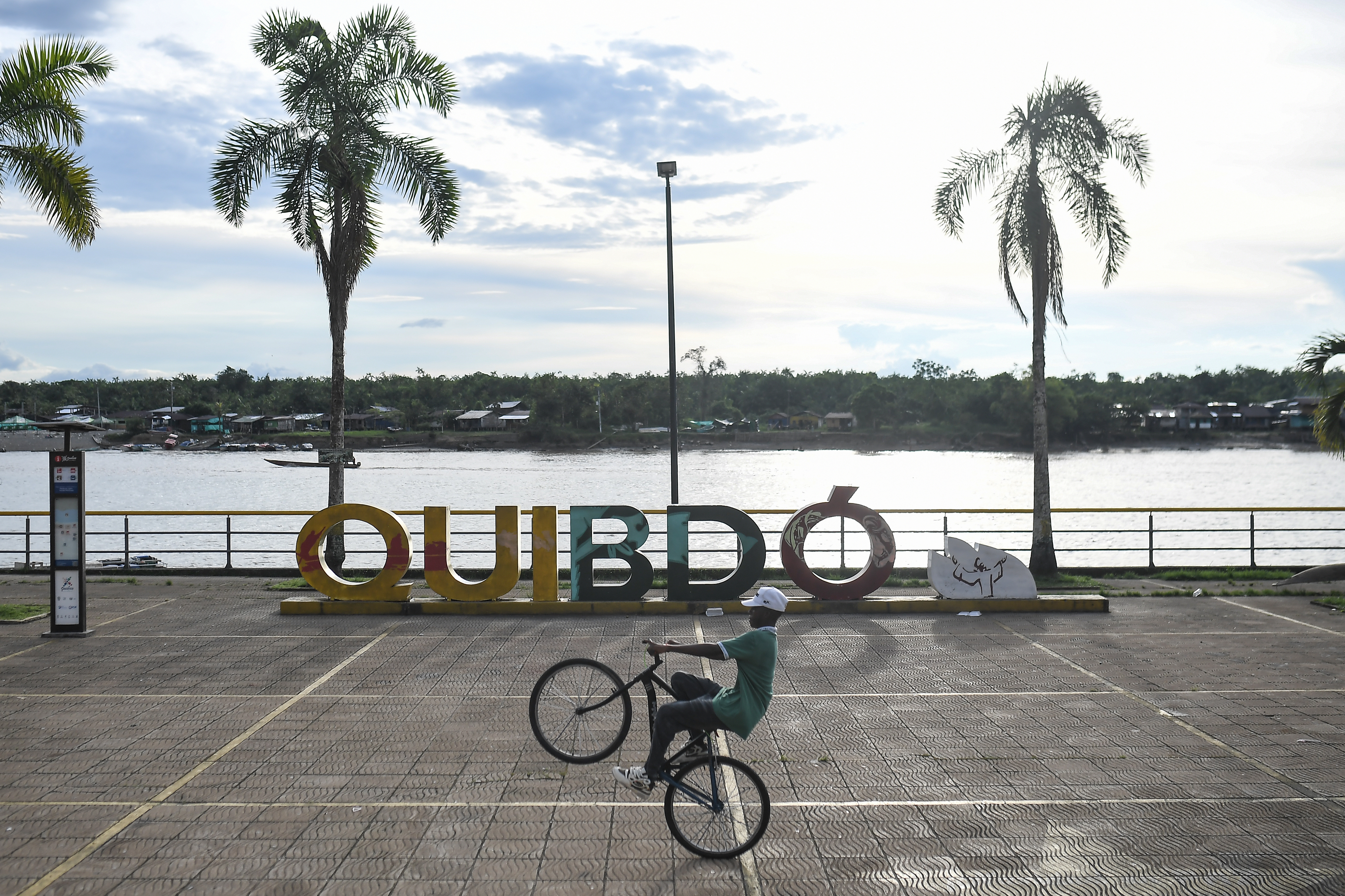 Malecón ubicado en el Quibdó, Chocó