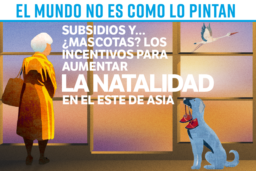 Subsidios y… ¿mascotas? Los incentivos para aumentar la natalidad en países de Asia