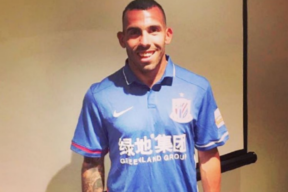 Tevez cobrará 40 millones de dólares por año. / @shanghaishenhua