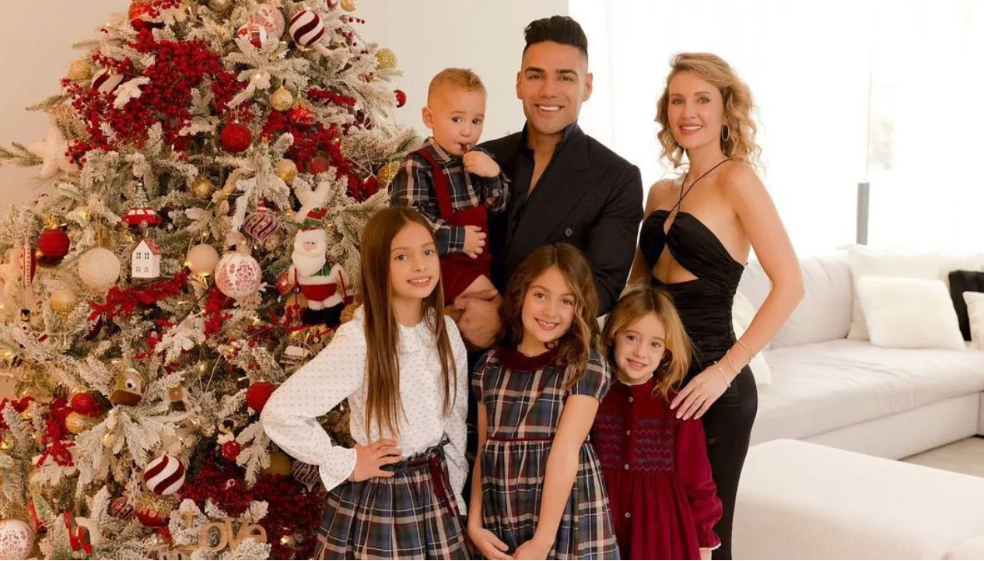Falcao García ya decoró de Navidad: así quedó la casa de ‘El Tigre’ y su familia