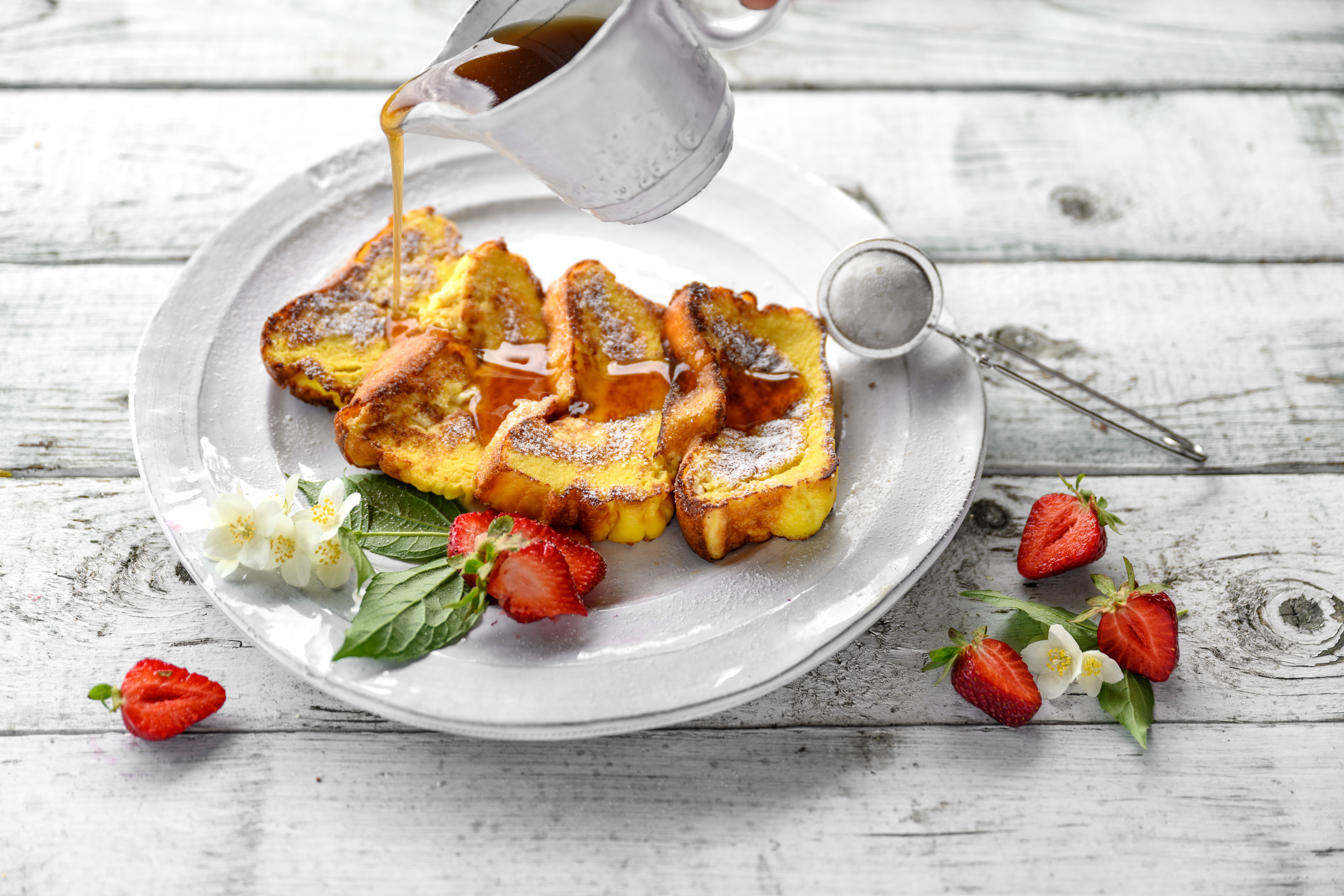 Prepara estos exquisitos bastones de tostadas francesas en “air fryer”
