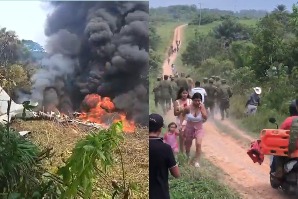 Avión Hércules de la Fuerza Aérea Colombiana se accidentó en Puerto Leguízamo (Putumayo)