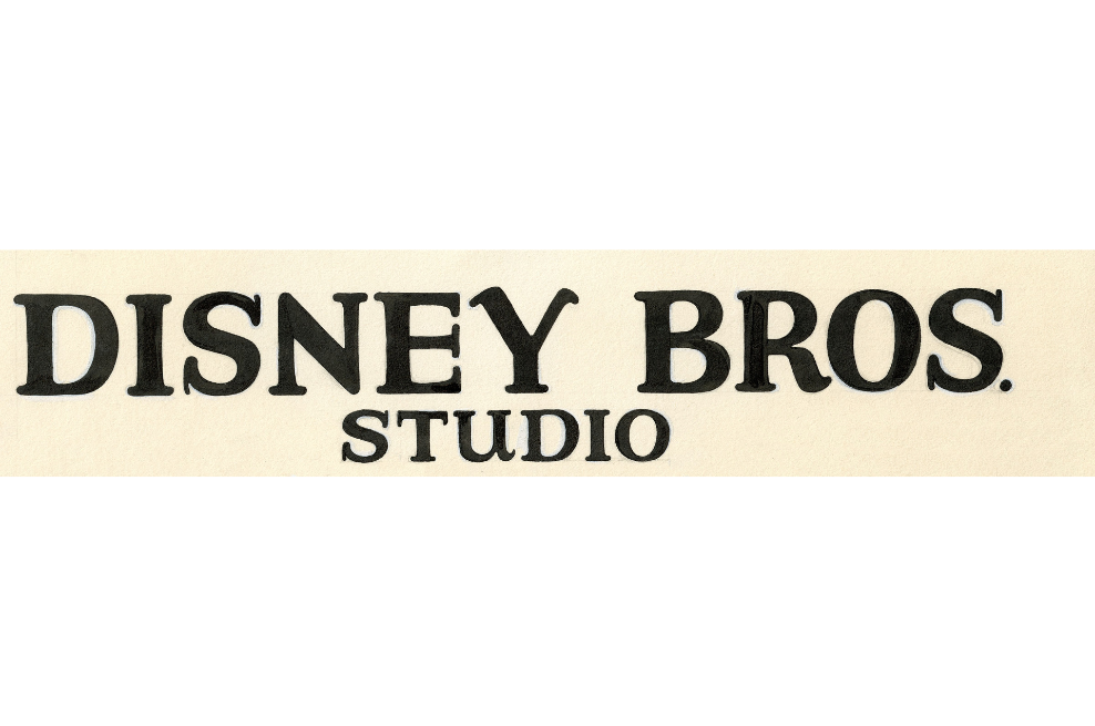 Diseño de membrete para Disney Brothers Cartoon Studio, establecido en 1923 como el comienzo de lo que hoy es The Walt Disney Company.