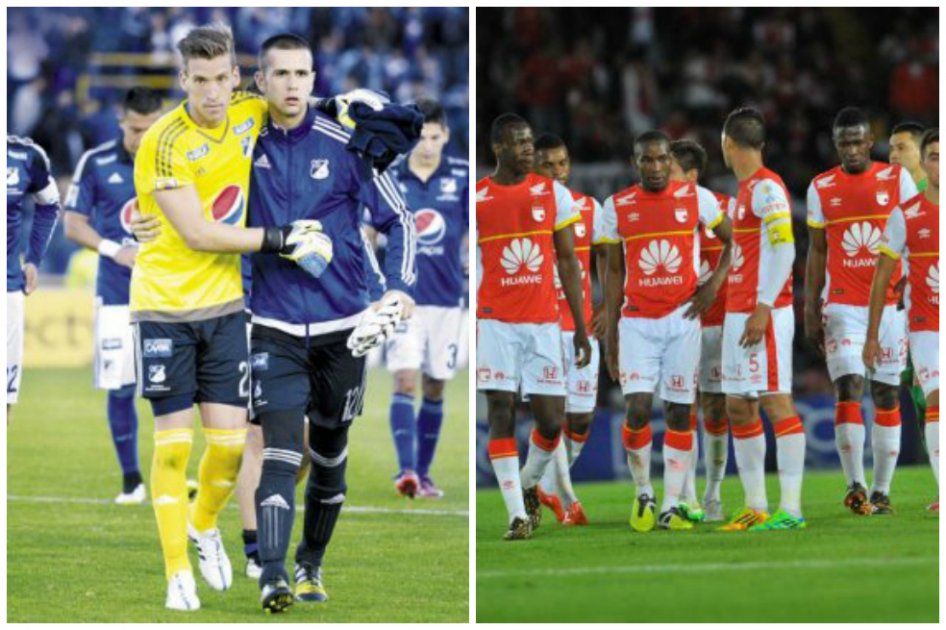 Millonarios y Santa Fe empataron sin goles en el Campín