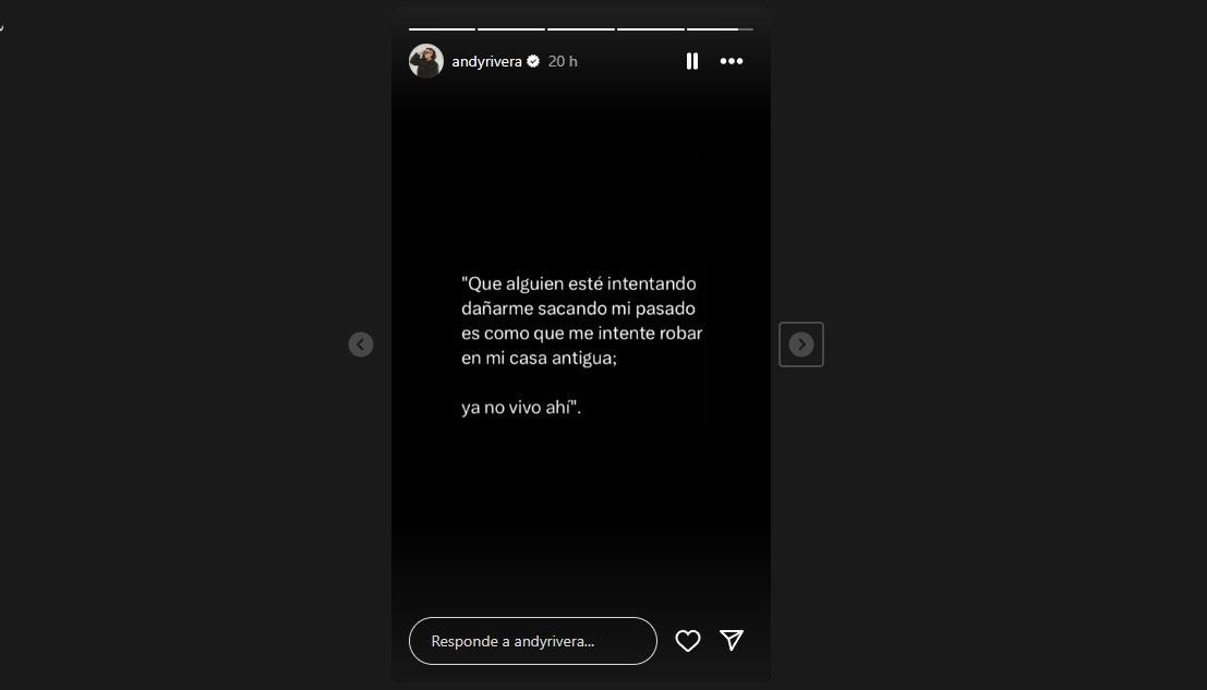 Andy Rivera respondió a Lina Tejeiro, quien confesó haber sido infiel: “Ya no vivo ahí”
