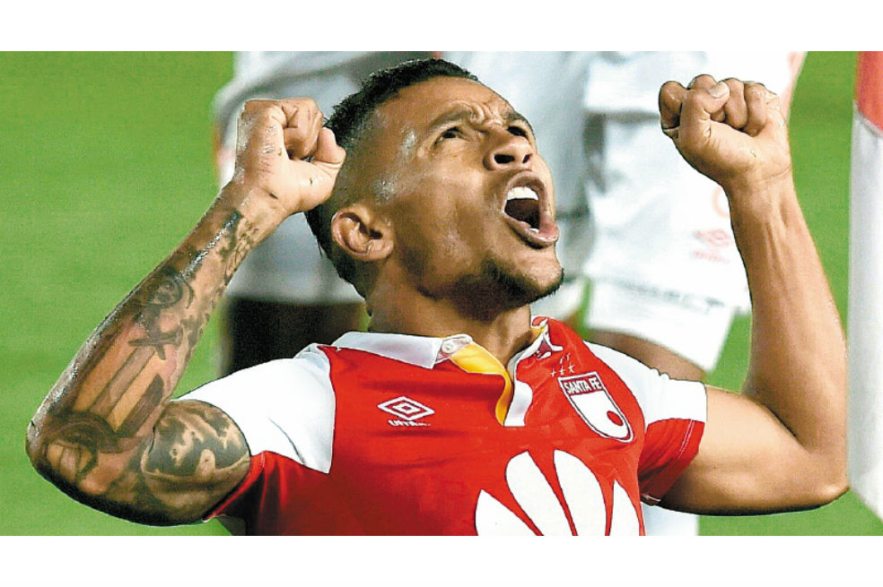 Wilson Morelo, el nombre del gol en Santa Fe