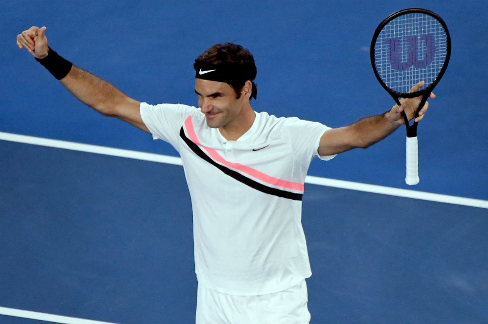 Federer se clasifica a semifinales del Abierto de Australia