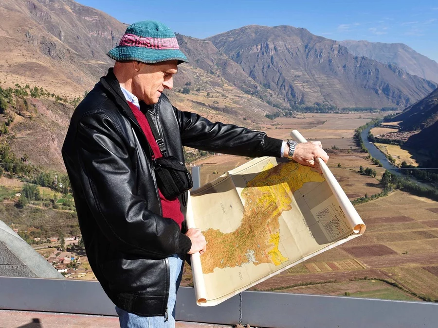 Daniel Debouck en una de sus salidas de campo. La última que hizo fue en octubre del 2024.