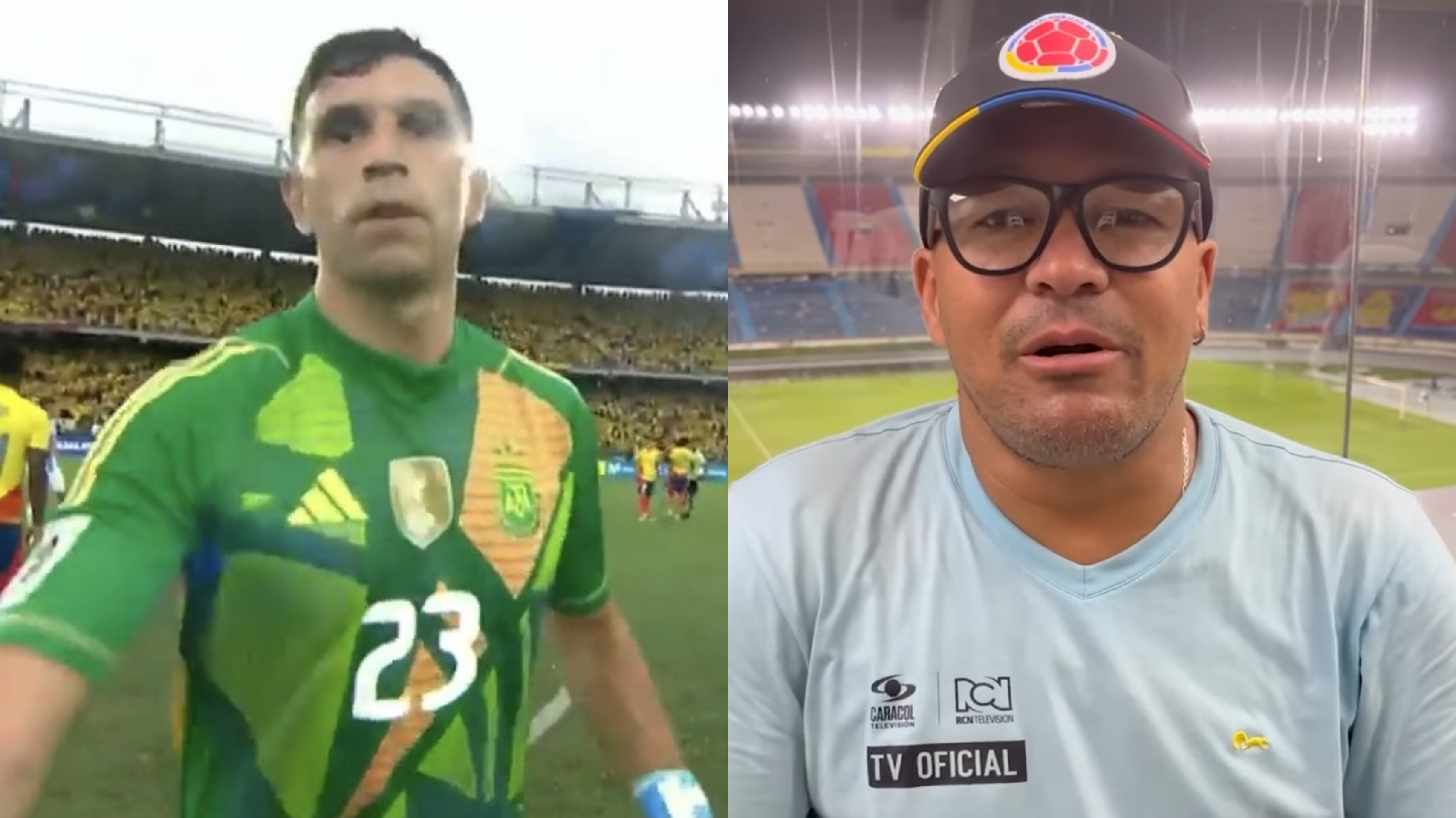 Así reaccionó el camarógrafo agredido por el Dibu Martinez en Barranquilla